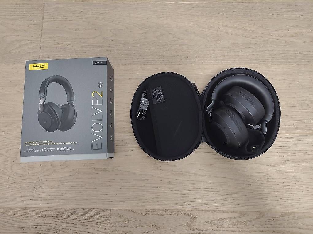Jabra Kopfhörer: Jabra Evolve2 85 USB-C Headset schwarz – Gebraucht aus Zürich von Unterstop 1