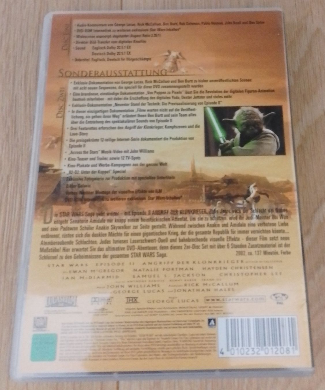 Tutti i DVDs: DVD Star Wars Angriff der Klonkrieger II – Usato da Wohlen AG venduto da salamanderspielwaren 2