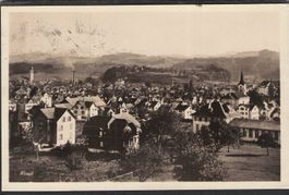 ^Flawil , gel. 1926 , Fotokarte