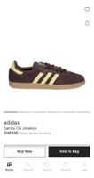 Adidas Samba Braun/Gelb Gr. 36 2/3 Top Zustand!