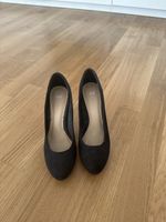H&M Pumps aus schwarzem Wildleder Grösse 37!