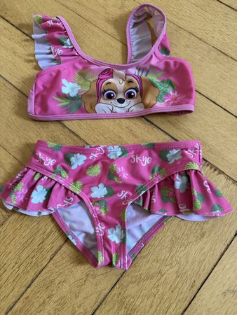 Paw Patrol Bikini Skye rosa Grösse 116 gebrauchter Zustand