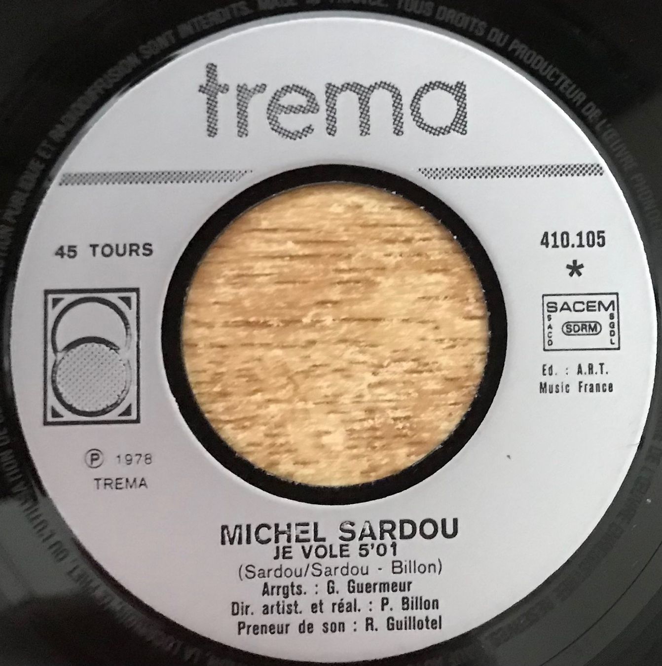 Schallplatten: MICHEL SARDOU - JE VOLE – Gebraucht aus Bussigny von vinyl-pas-cher 2
