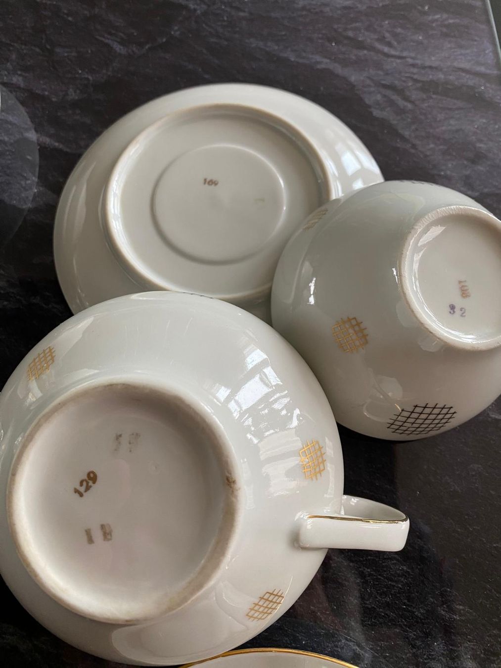 Set di piatti: Kaffee /Teeservice mit Zuckerdose – Nuovo (secondo la descrizione) da Ebikon venduto da Muraene1 2