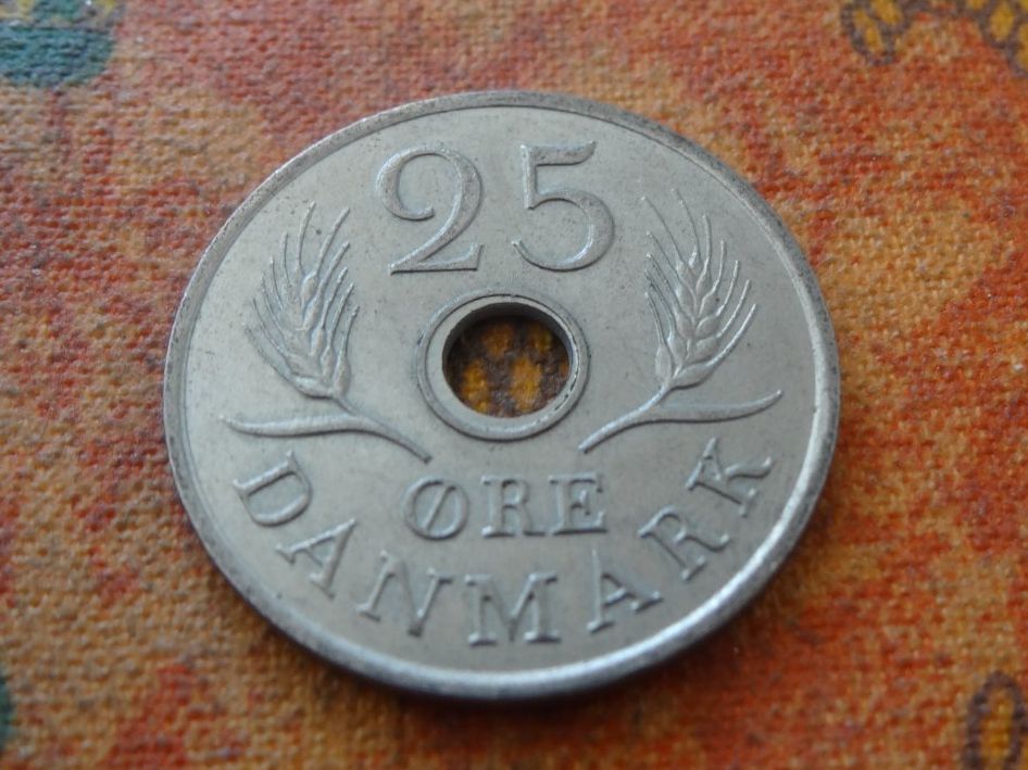 Tutti le monete: DANEMARK  25  Ore  1969 – Usato da Romanel-sur-Lausanne venduto da Swift13 1