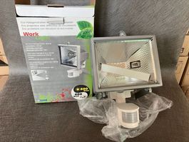 Work Light 500 W Halogenstrahler mit Bewegungsmelder ab 1.-