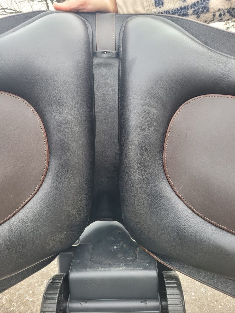 Selle & Accessori: Deuber&Partner Sattel Jerez, Bückeburger S2, schwarz braun – Nuovo (secondo la descrizione) da Tuggen venduto da pfeuti01 5