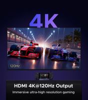 4K@120Hz 6-in-1 Dock Station fur ROG, Legion Go, Steam deck