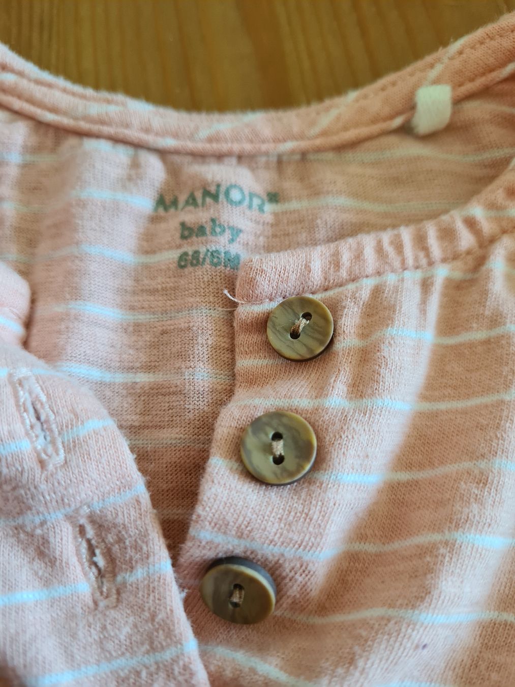 Manor Vestiti & Gonne: Kleid Gr. 68/6M Sommerkleid gestreift – Usato da Horw venduto da Mirii91 2