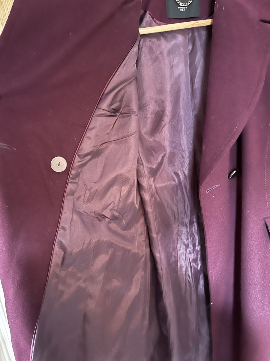 Dorothy Perkins Cappotti: Dorothy Perkins Mantel, Brombeerfarben – Usato da Horgen venduto da adrigas 5