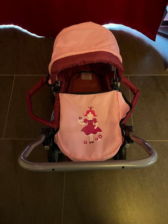 Zusammenklappbarer Outdoor-Kinderwagen – Robust, Geländegängig, Bis 68 Kg (braun/orange)