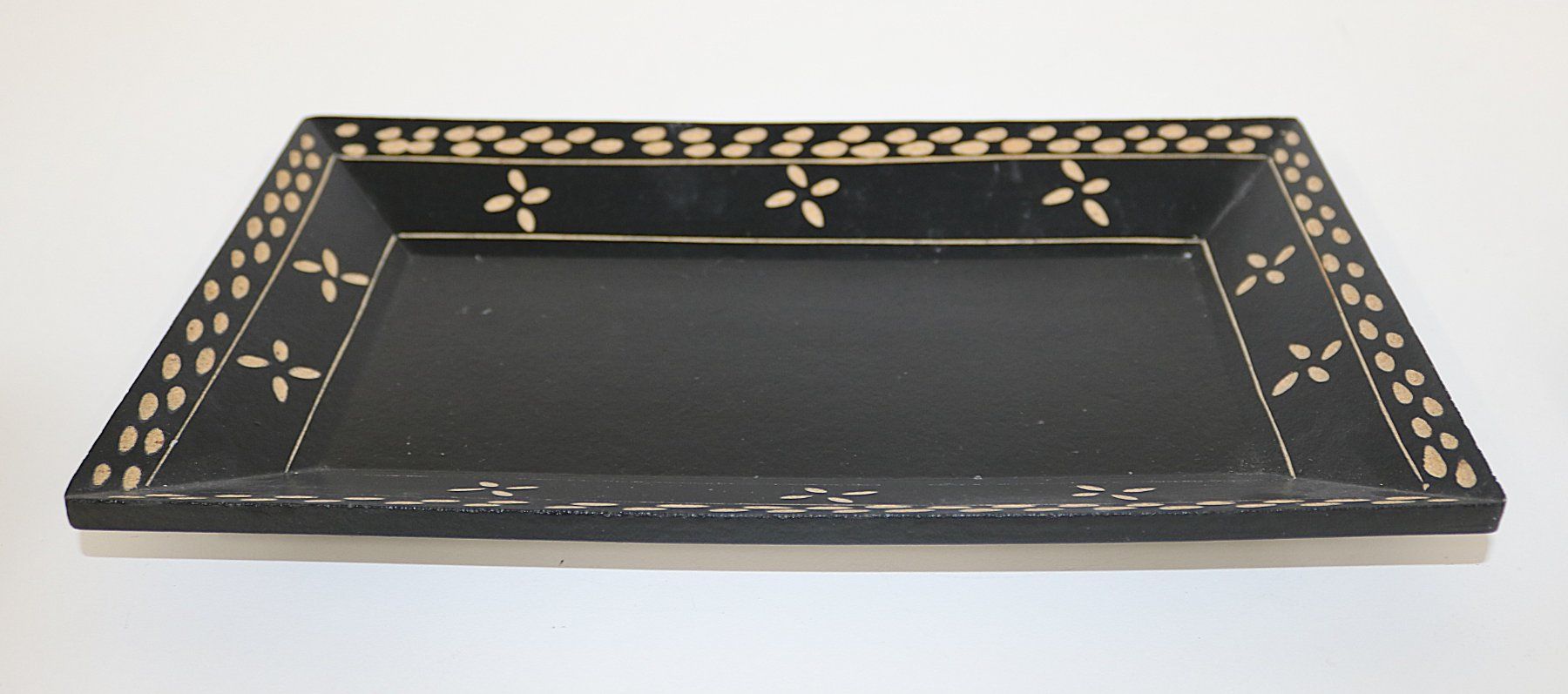 Kerzenständer: Kerzenhalter Set mit Platte schwarz verziert – Gebraucht aus Volketswil von brockipfannenstil 3