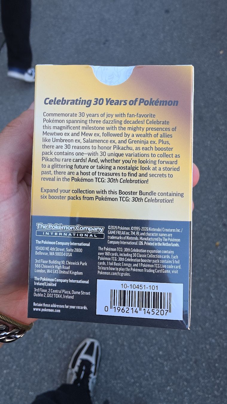 Cartoline: Booster Bundle Pokémon 30th Celebration neuf scellé – Nuovo e nell'imballaggio originale da Neuchâtel venduto da Vito-rocco 1