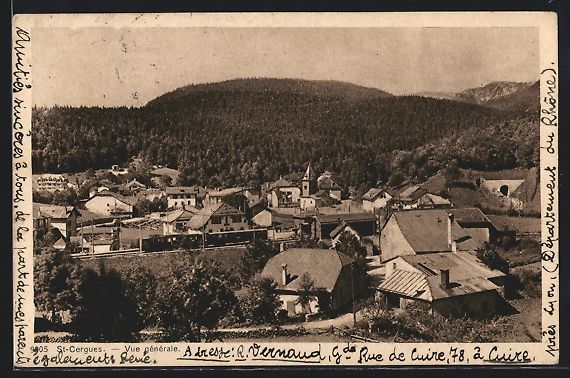Ansichtskarten: AK St. Cergues, Vue gènèrale – Gebraucht aus Berlin von bartko-reher