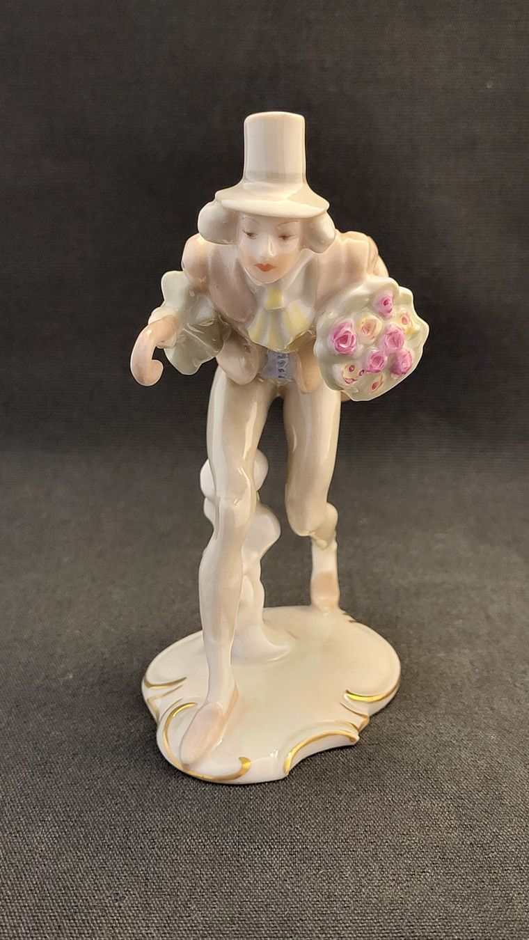 Hutschenreuther Statuette: Hutschenreuther-Figur GRATULANT – Usato da Basel venduto da spinne02 6