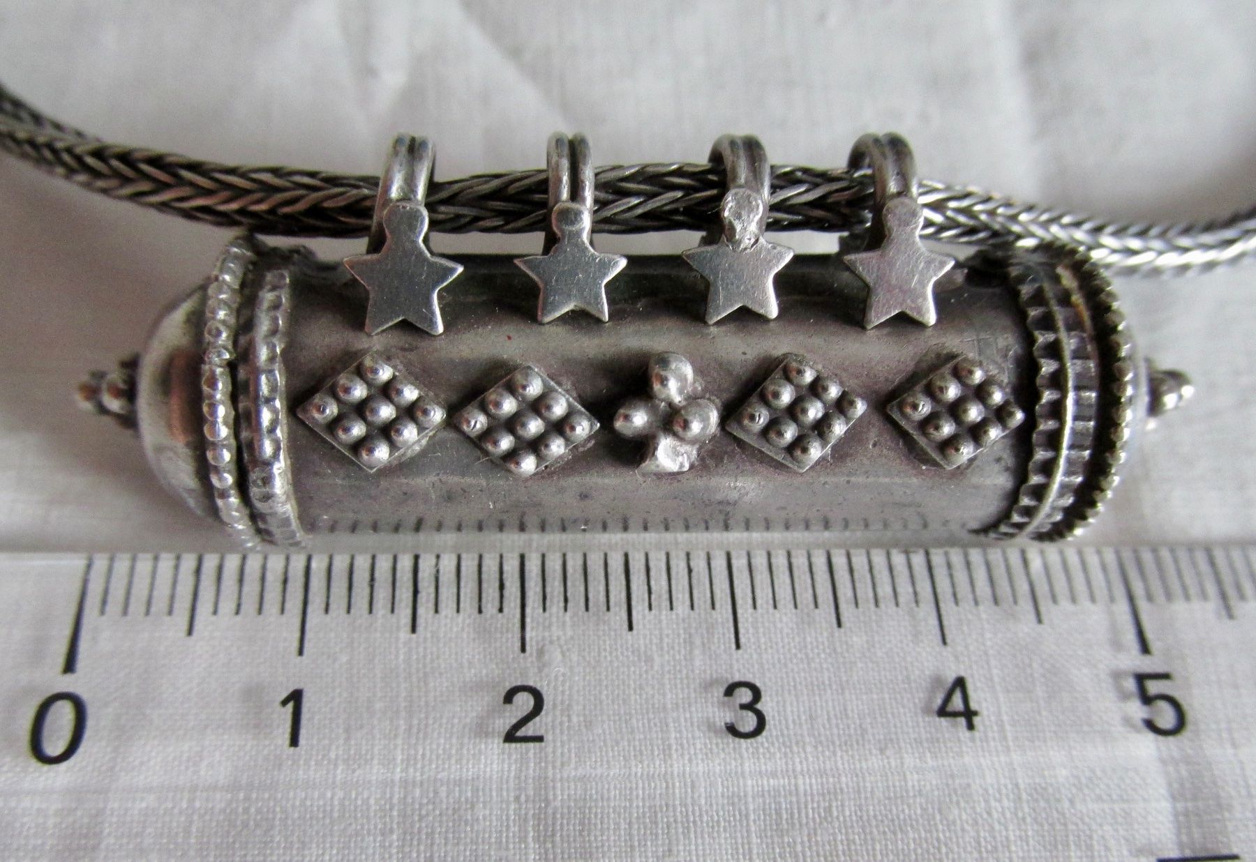 Catenine: Silber - Halskette mit Anhänger, Handarbeit – Usato da Winterthur venduto da mat_q5d5 8