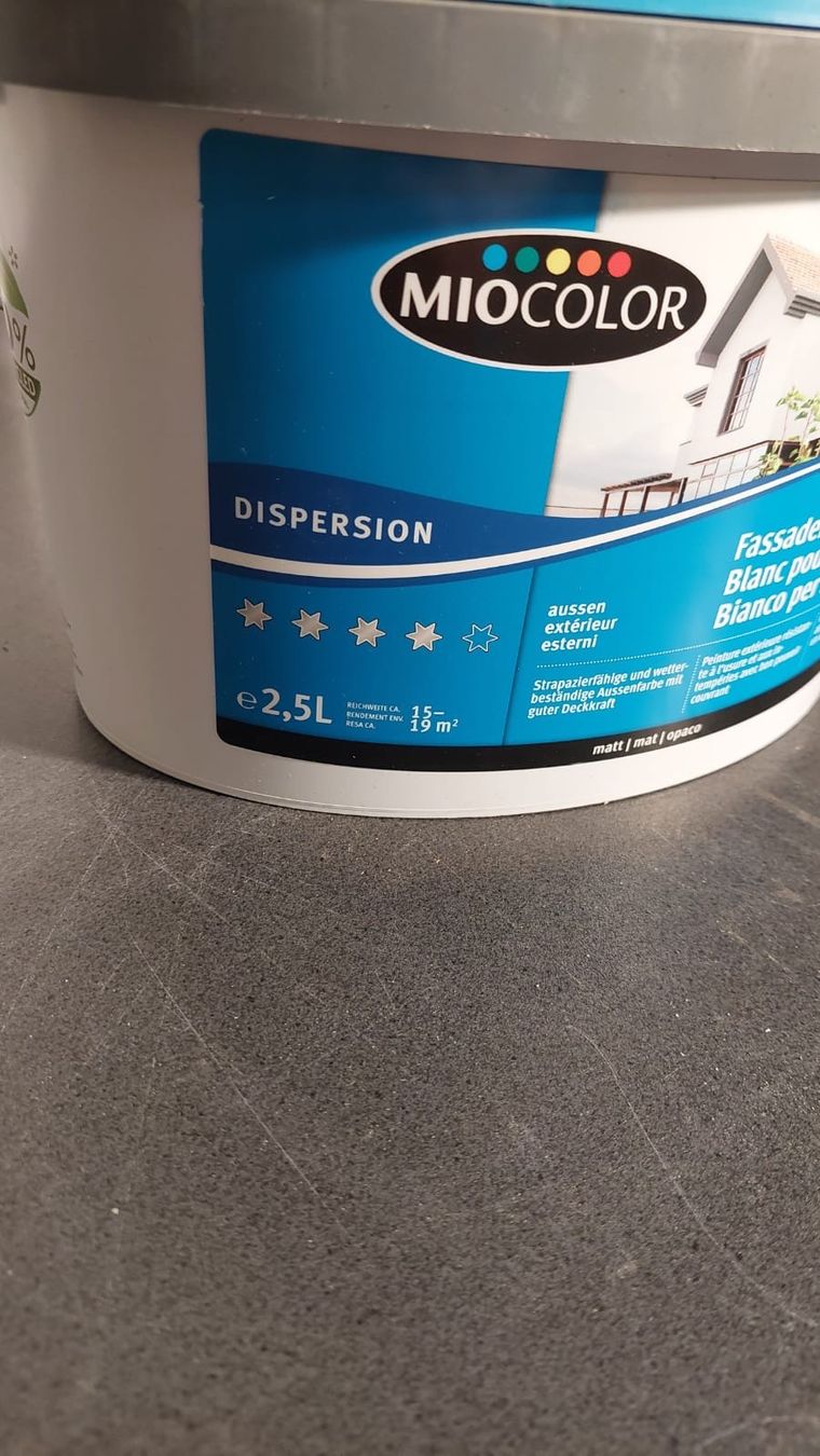 Colori: Fassadenfarbe weiss 2.5 Liter-643 – Nuovo e nell'imballaggio originale da Recherswil venduto da paulchen09 3