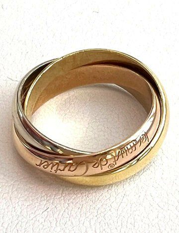 Cartier Ringe: Cartier Trinity Ring klassisches Modell, heute 2.050 CHF – Gebraucht aus Zürich von juwelier-damken 1