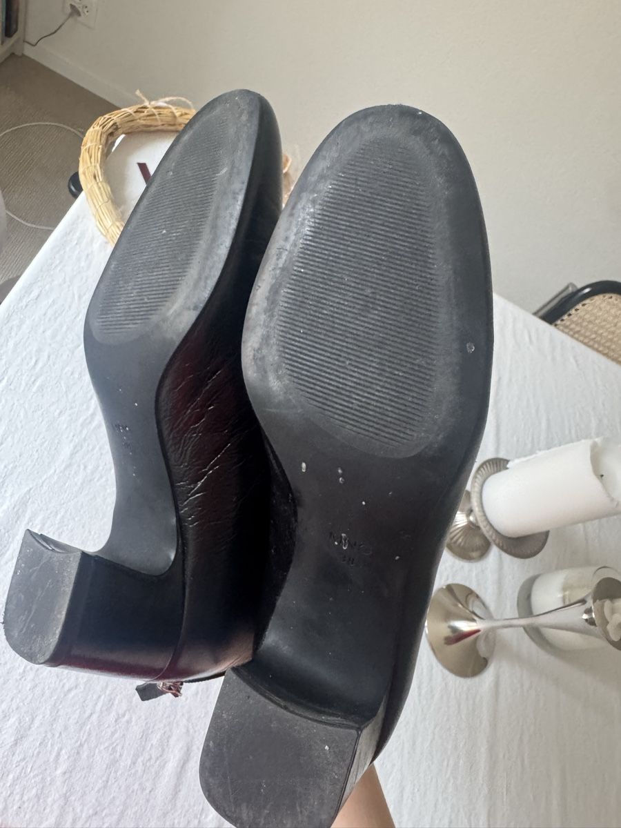 Mango Damenschuhe: Mango leather round toe boot 38 – Gebraucht aus Zürich von Linen218 5