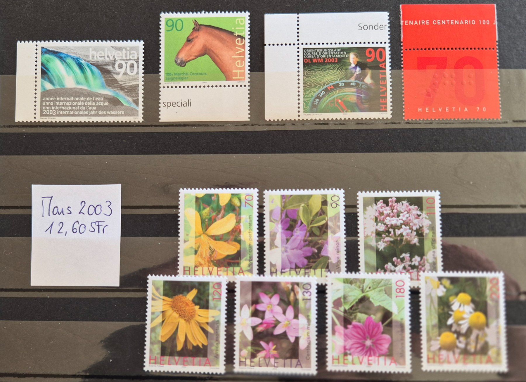 Tutti i francobolli: Ausgabe März 2003 postfrisch – Usato da Buus venduto da papillon098