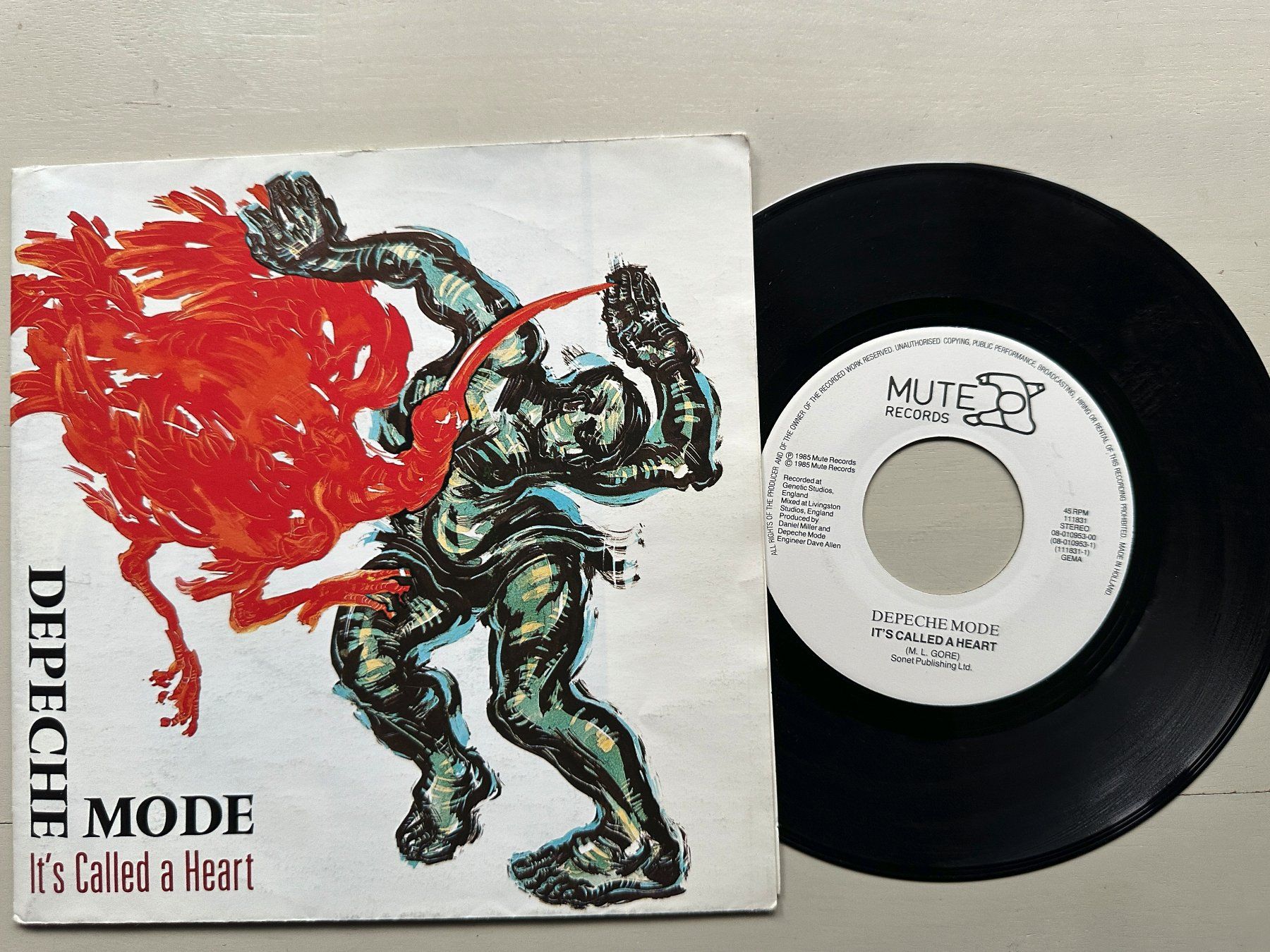Dischi in vinile: DEPECHE MODE tolle Single It's called a heart POSTERSLEEVE – Usato da Basel venduto da Partridge 1