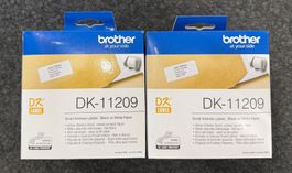 Brother DK-11209 Adressetiketten 62mm x 29mm 2 Rollen neu
