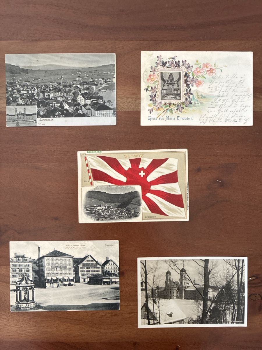 Cartes postales: 10 Ansichtskarten Schweiz von Einsiedeln SZ – D'occasion à Oftringen par Cla.vD.74 2