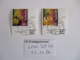 Voll Ort Ersttagsstempel 6144 Zell LU