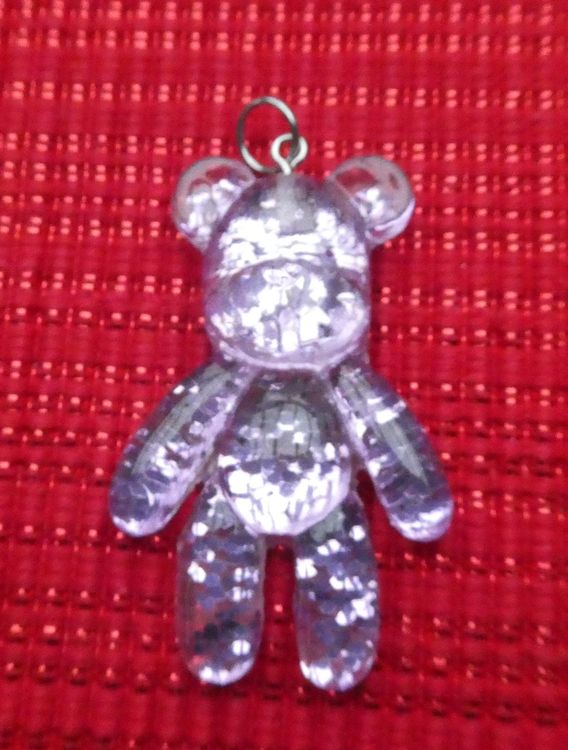 Pendentif Ourson En Métal Doré - Neuf Sans Emballage, Bijou Fantaisie Mignon