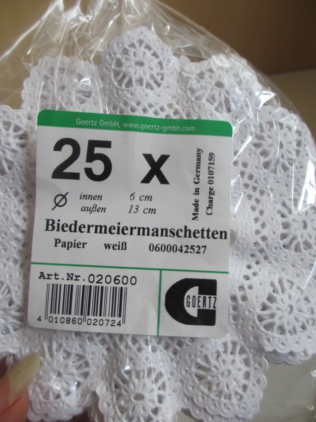 Alle Dekorationen: 50x Biedermeiermanschetten weiss - neu – Neu und originalverpackt aus Herisau von fan_h9qj 2