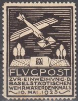 Flugspende Vignette SBK 1925.2 *