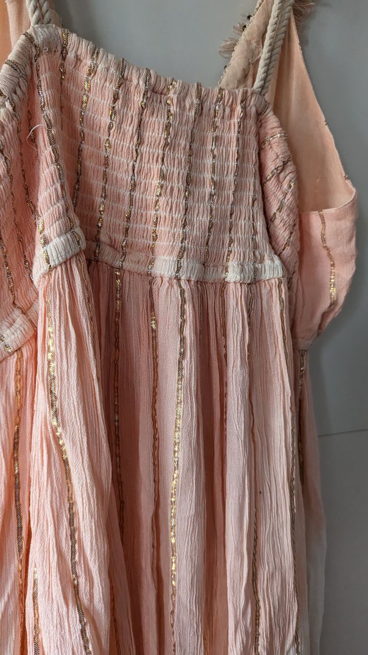 Kleider: Boho Kleid fabrikneu mit Glitzer, Kordeln, Batik, onesize – Neu und originalverpackt aus Belp von Sunny132 7