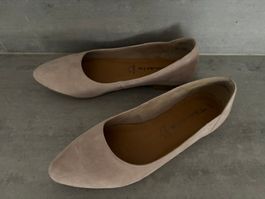 Tamaris Ballerina flache Schuhe hellbeige - Grösse 37