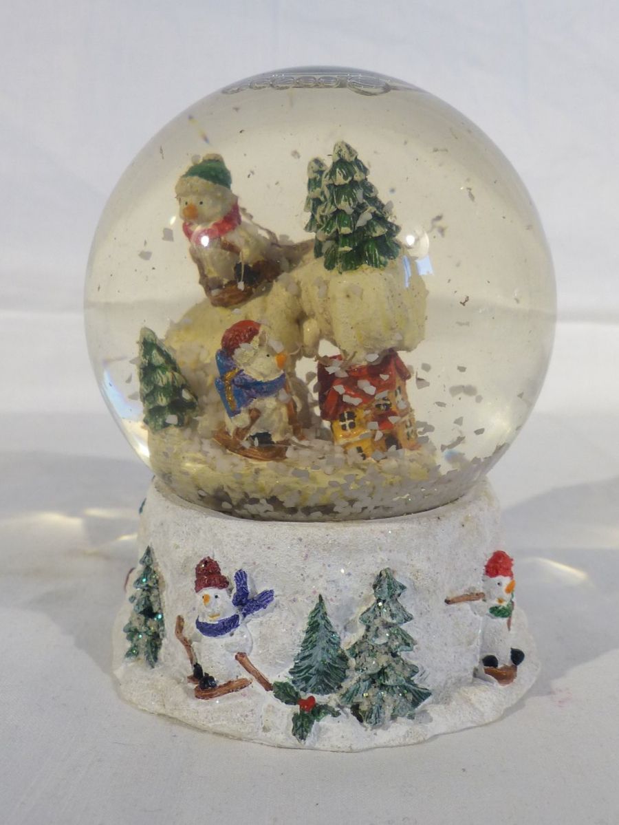 Tutte le decorazioni: schöne dekorative Schneekugel – Usato da Zürich venduto da botschinski 5