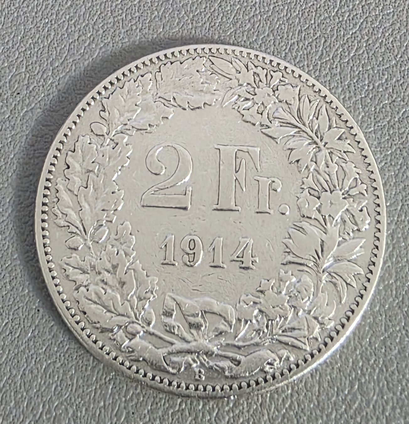 Tutti le monete: 1914 2 Franken Super erhaltung – Usato da Niederuzwil venduto da 262305