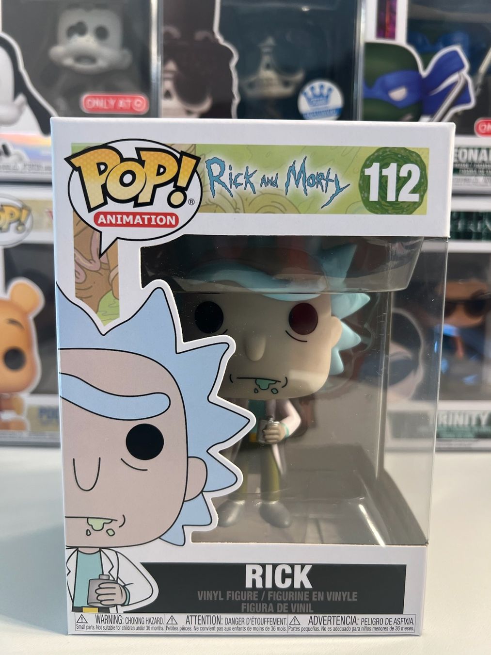 Funko Figuren: Funko POP! Animation Rick & Morty Rick avec Flask – Neu und originalverpackt aus Le Mouret von perfectbijou