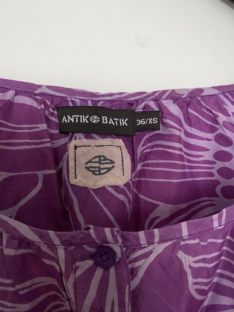 Antik Batik Camicette: Antik Batik Seidenbluse 36 XS – Usato da Uster venduto da muse70 1