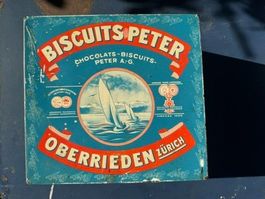 Blechschachtel Biscuits Peter Oberrieden - Zürich