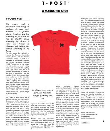 T-post.com Special T-Shirts mit Background - Grösse M