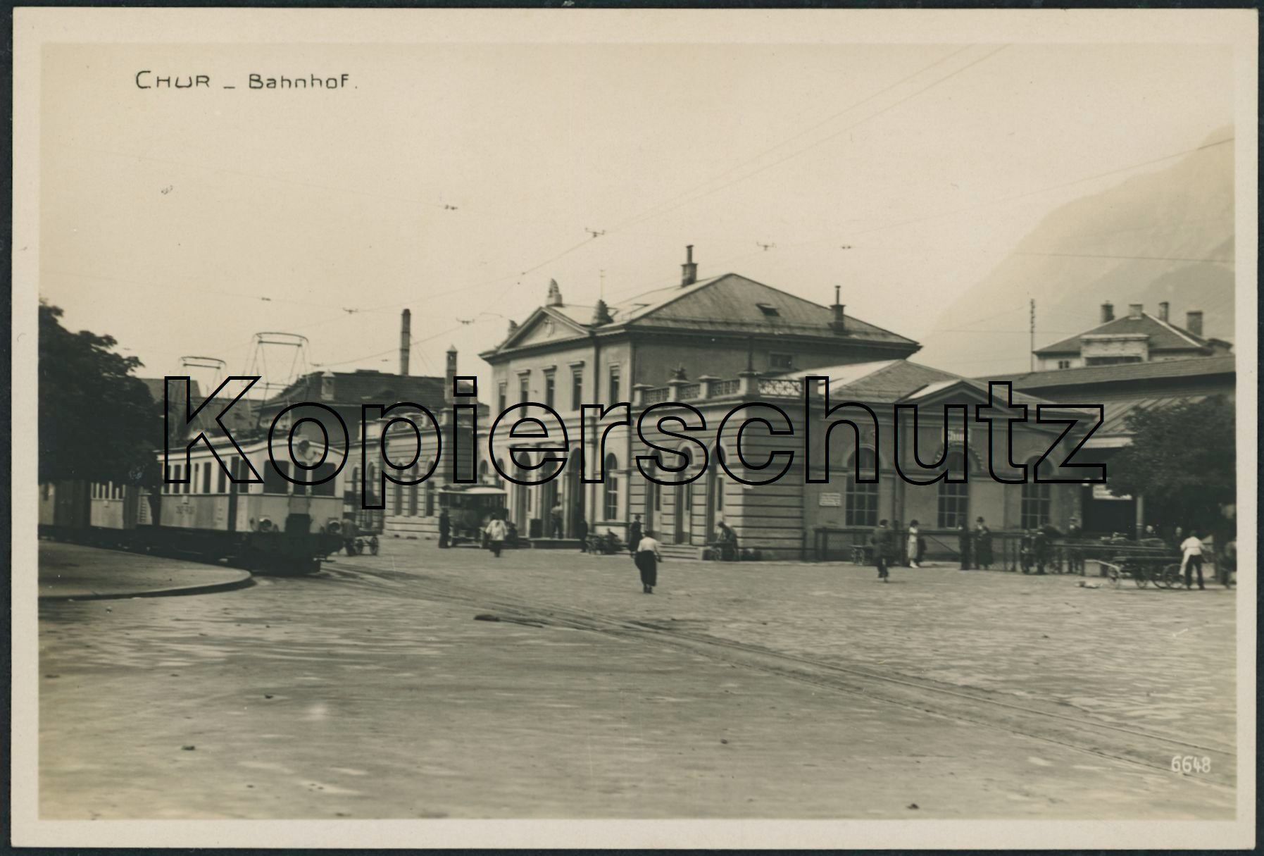 Cartoline postali: GRS Chur - Bahnhof - Bahn ChA - Rhätische Bahn RhB – Nuovo (secondo la descrizione) da Schindellegi venduto da leecollect