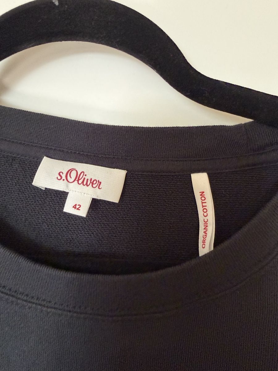 S.Oliver Pullover & Sweatshirts: Pullover s.Oliver schwarz Grösse 42 aus Bio-Baumwolle – Gebraucht aus Langnau am Albis von Schneeflocke92 1