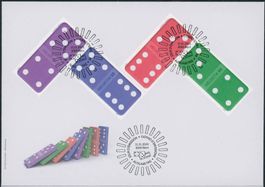 2021- Domino - Ersttagsbrief FDC ET - Ersttag Voll Stempel