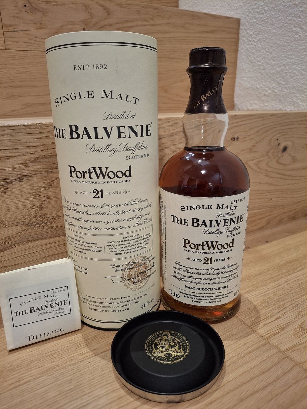 Balvenie Bevande alcoliche: The Balvenie Portwood 21 – Nuovo e nell'imballaggio originale da Steffisburg venduto da JackieJ