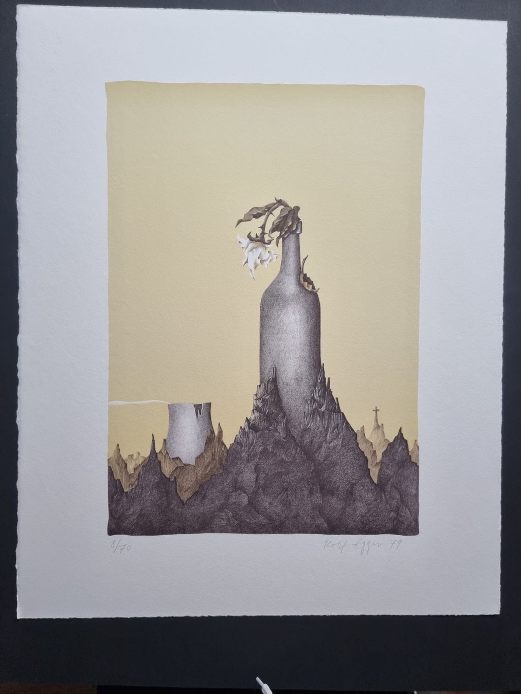 Grafica & Litografie: ROLF EGGER LITHOGRAPHIE SIGNIERT NUMMERIERT – Usato da Gersau venduto da kunst-online