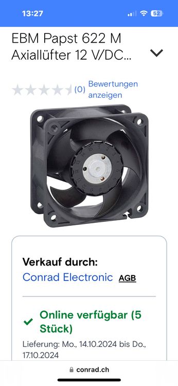 252 N | ebm-papst | Axiallüfter | Bürklin Elektronik