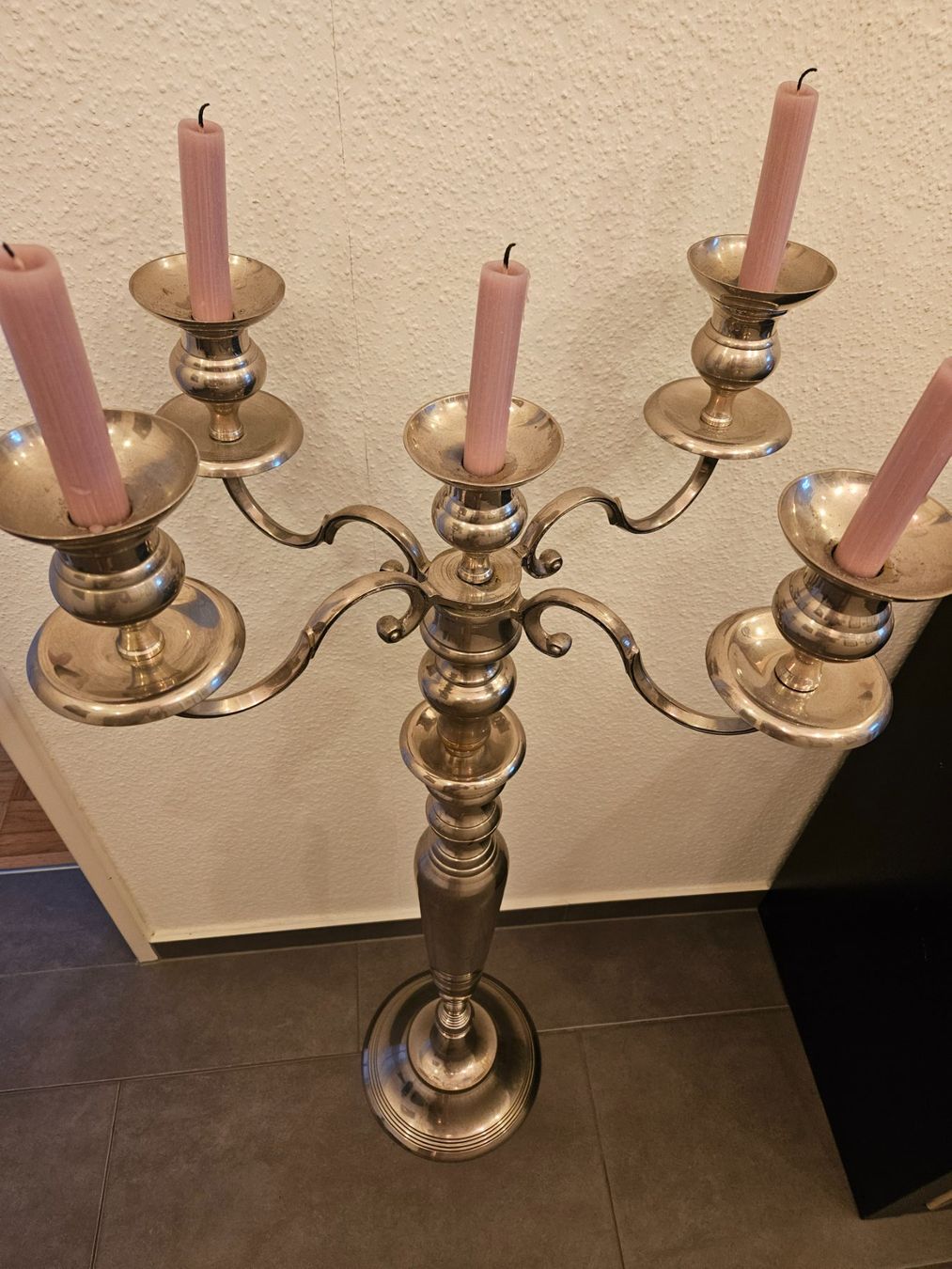 Kerzenständer: Steh Leuchter Kerzenhalter Silber 5 Arme – Gebraucht aus Zürich von SkullLady88 2