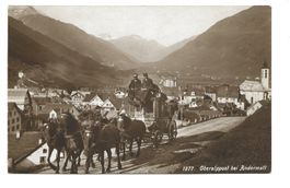 Andermatt (UR) Oberalppost - Postkutsche - Topkarte - 1916