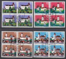 SBK B182 - B185 im 4er-Block mit ET Ortsstempel