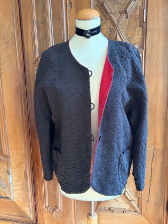 100% Seide VINTAGE  Jacke  Größe: L / 40 DE