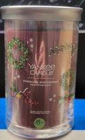 Bougie Yankee Candle Sparkling Winterberry - Neuve